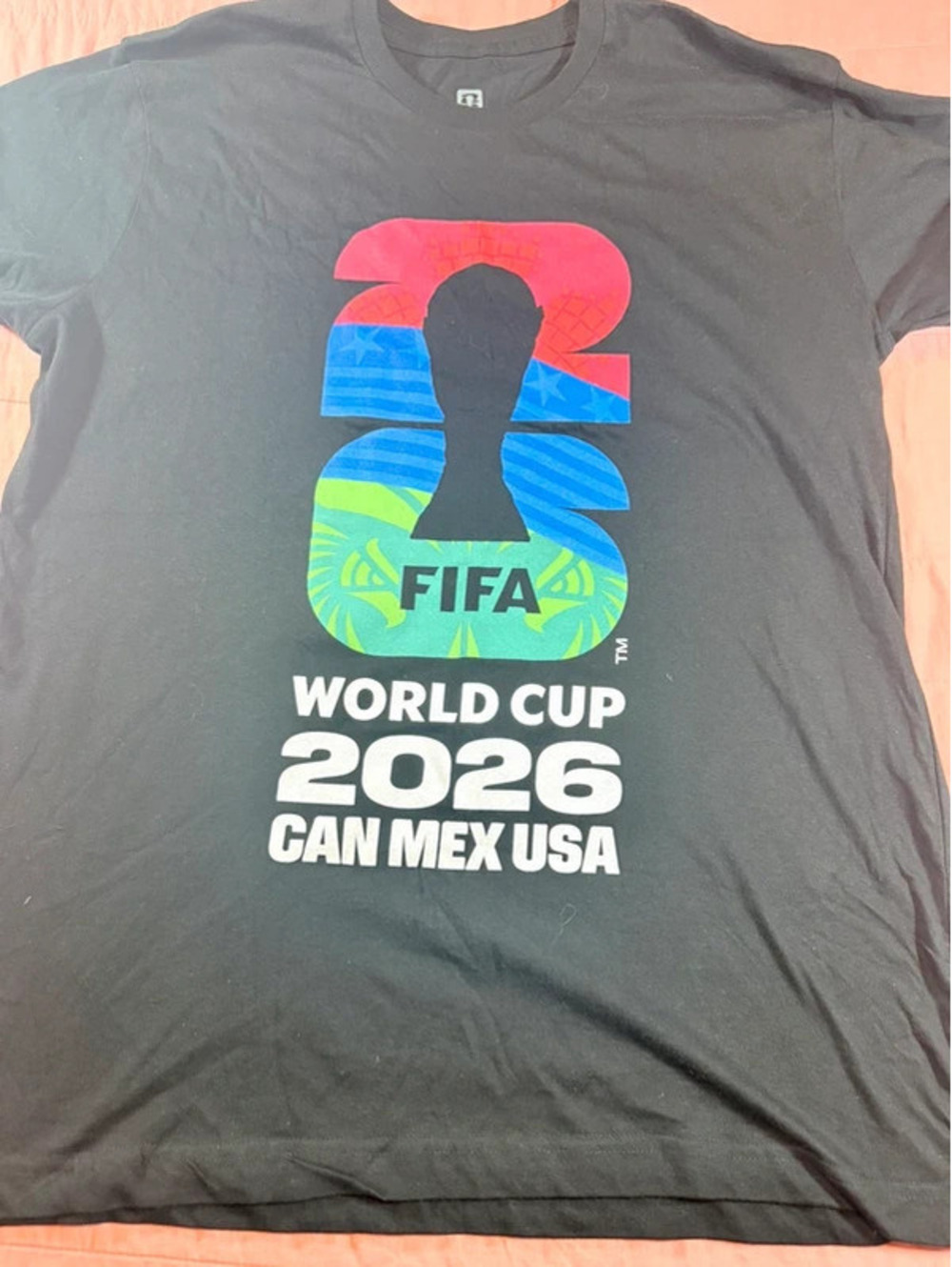 FIFA World Cup 2026 Graphic T-Shirt Size Large 1584